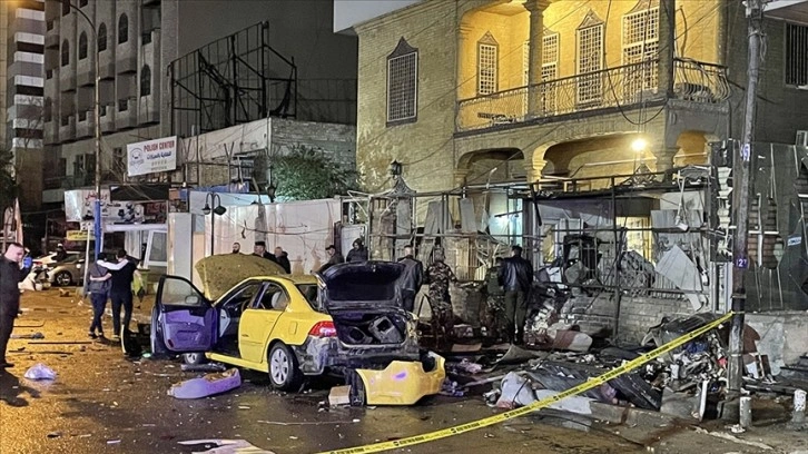 Bağdat'ta bankaları gaye düzlük patlamalarda 2 ad yaralandı