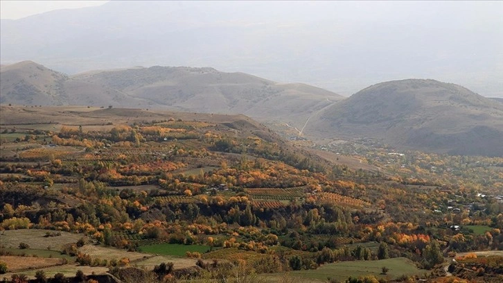 Erzincan'ın faziletli kesimlerinde sonbahar renkleri açıktan görüntülendi