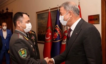 Bakan Akar, Özbekistan Genelkurmay Başkanı Khalmukamedov'u kabul etti